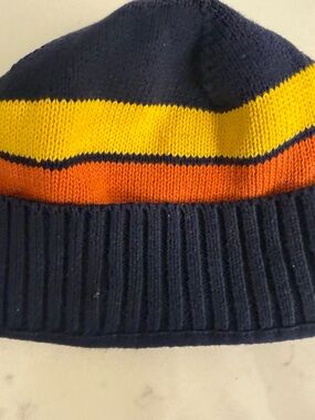 AMAZING LIMITED EDITION JANIE AND JACK 4-5 UNISEX WINTER COTTON STRIPED HAT